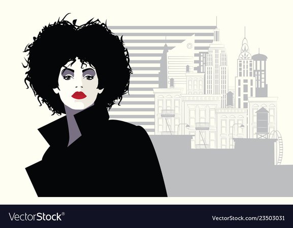 Fashion woman in style pop art Royalty Free Vector Image