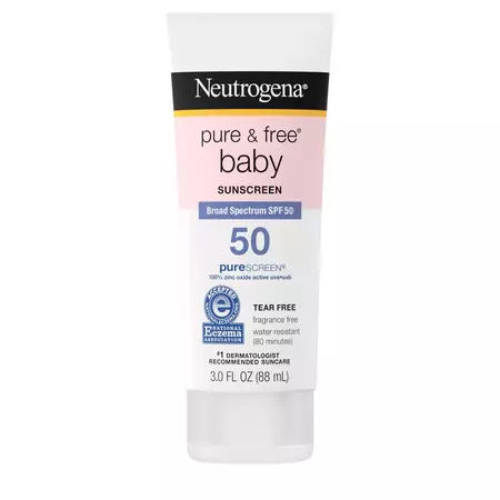 Neutrogena Pure & Free Baby Sunscreen Lotion - Spf 50 - 3 Fl Oz : Target