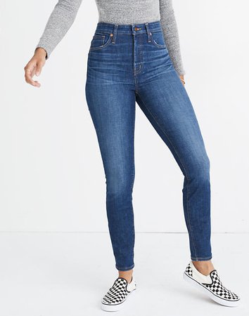 Women's Curvy High-Rise Skinny Jeans in Moreaux Wash | Madewell