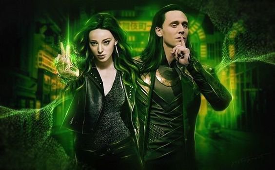 Lorna Dane and Loki