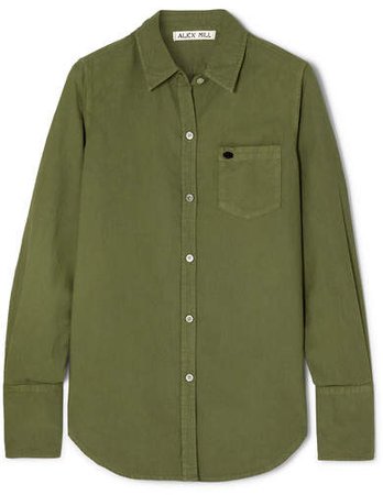 Standard Cotton Shirt - Green
