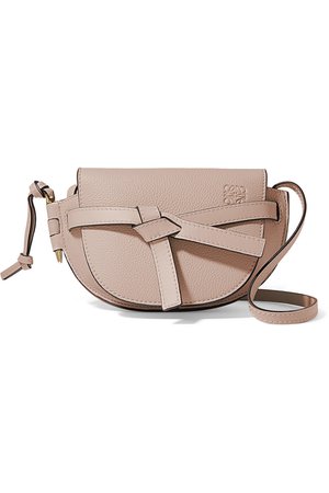 Loewe | Gate mini textured-leather shoulder bag | NET-A-PORTER.COM