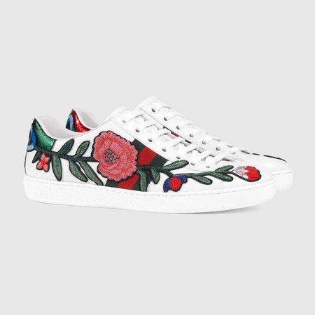 Ace embroidered sneaker - Gucci Women's Sneakers 431917A38G09064