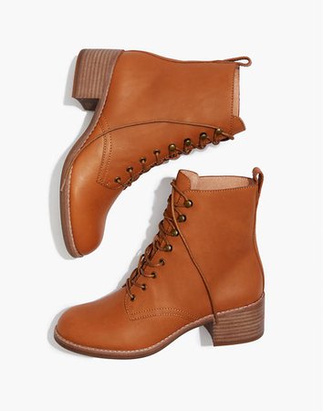 The Patti Lace-Up Boot brown