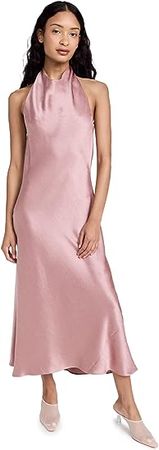 Vince Women's Halter Cowl Neck Dress at Amazon Women’s Clothing store