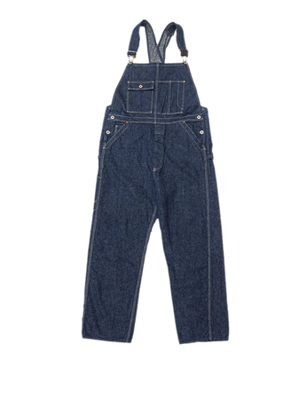 1930s blue denim overalls