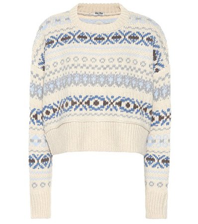 Fair Isle wool sweater