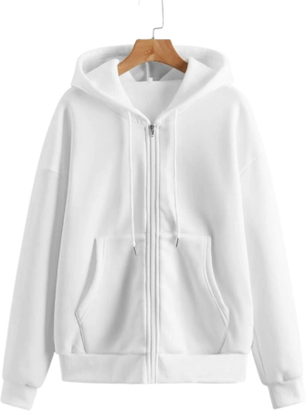 white hoodie