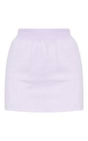 purple sweat skirt