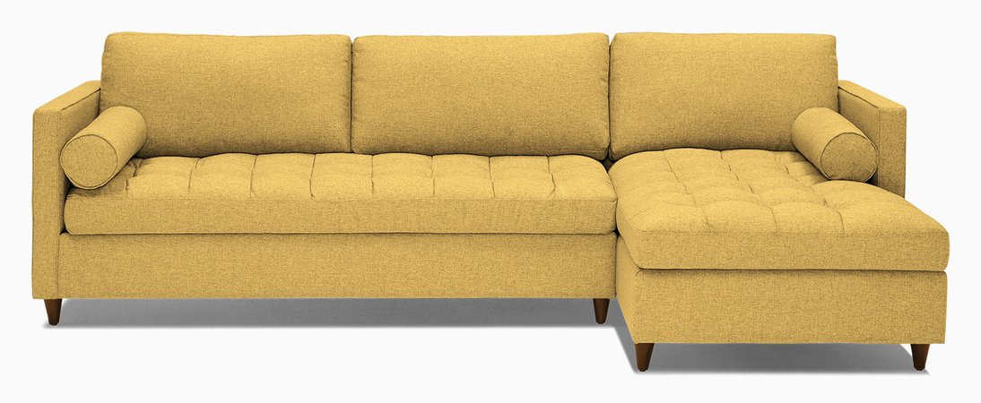 yellow sofa couch