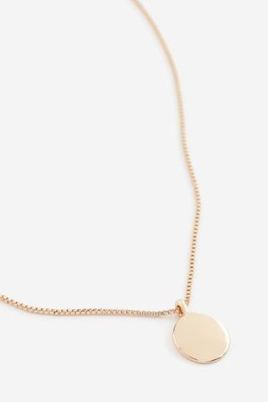 Box Chain Pendant Necklace - Gold-colored - Ladies | H&M US
