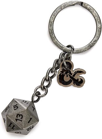 Amazon.com: Dungeons and Dragons D20 Keyring - Officially Licensed Wizards of the Coast Merchandise: Toys & Games