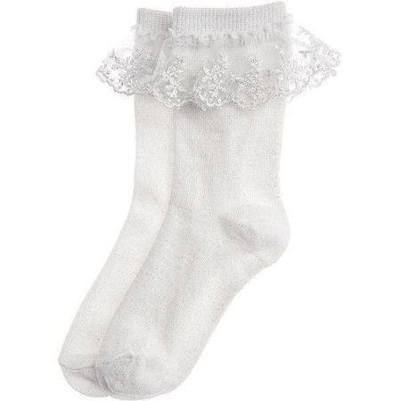 lace ruffle socks