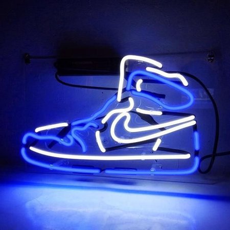 Nike Blue Sneakers Neon Sign in 2021 | Nike blue sneakers, Baby blue aesthetic, Blue aesthetic dark