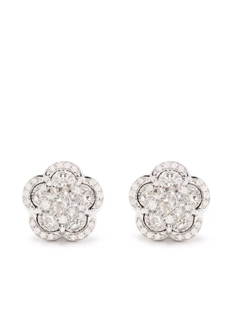 Pasquale Bruni 18kt white gold Figlia Dei Fiori diamond stud earrings