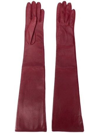 Red Manokhi long gloves - Farfetch