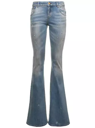Blumarine Distressed Flared Jeans – Cettire