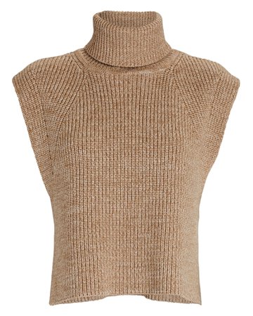Isabel Marant Megan Merino Wool Turtleneck Sweater Vest | INTERMIX®