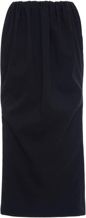 Versace High-Rise Crepe Pencil Skirt Size: 36