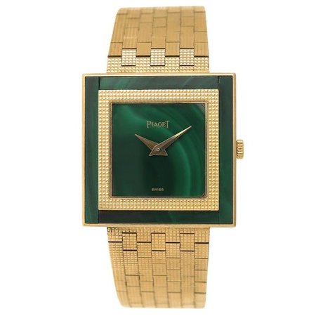 emerald gold piaget watch