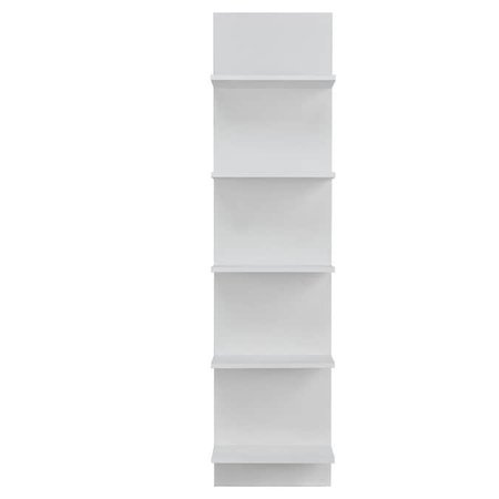 Danya B. 11.75-in L x 47.25-in H x 6.5-in D Laminate Shelf in the Wall Mounted Shelving department at Lowes.com