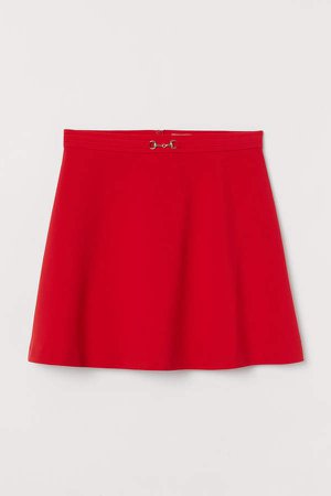 H&M+ Flared Skirt - Red