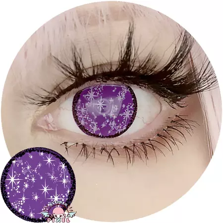 Anime Sparkle Violet by KleinerPixel Colored Contacts