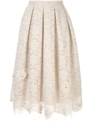 pleated lace skirt - sold out