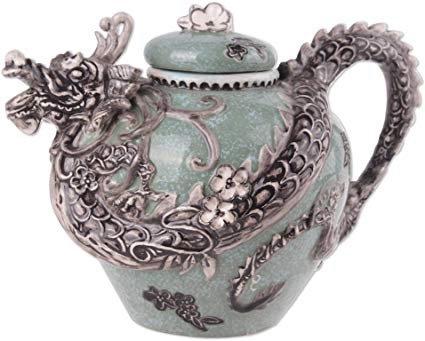 Blue Sky Ceramic Dragon Teapot, 10 x 7 x 7, Green: Amazon.ca: Home & Kitchen