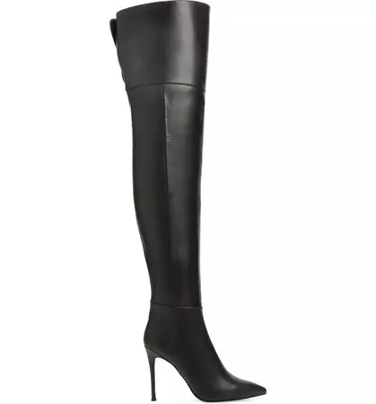 Jeffrey Campbell Pillar Pointed Toe Over the Knee Boot (Women) | Nordstrom