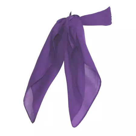 Womens Sheer Chiffon Scarf Square 23 inch Solid Neck Scarf 50’s Style - Purple - Walmart.com