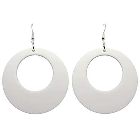 white 70s earrings - Google Search