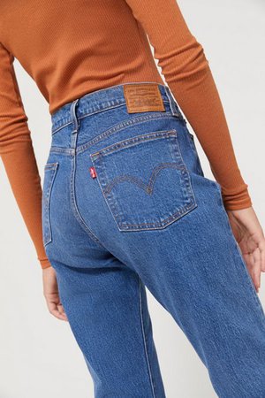 Levi’s 501 High-Waisted Tapered Jean – Luxor Street | Urban Outfitters