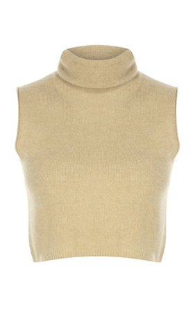 Sleeveless Cashmere Cropped Sweater By Zeynep Arçay | Moda Operandi