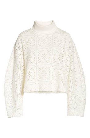 Lace Turtleneck Sweater SEE BY CHLOÉ