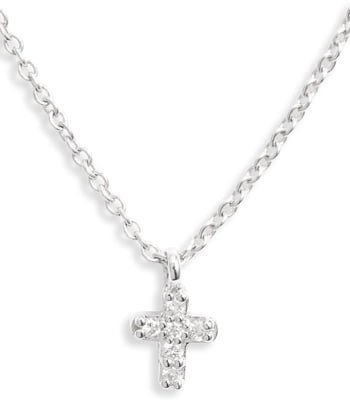 Icons Diamond Cross Necklace