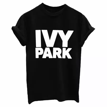Acheter Ivy Park Femmes T Shirt Coton Casual Drôle Lâche Blanc Noir Gris Tops T Shirts Hipster Rue 2017 Nouvelle Mode Vêtements Blusa De $16.09 Du Liandee | Dhgate.Com