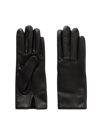 SAINT LAURENT - Leather gloves
