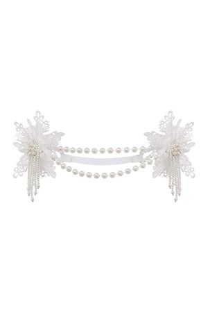 Amazon.com: BABEYOND Pearl Headpiece Wedding Headband, 1920s Great Gatsby Headpiece Flapper Headband with Hairpin Hair Accessories for Women : Clothing, Shoes & Jewelry