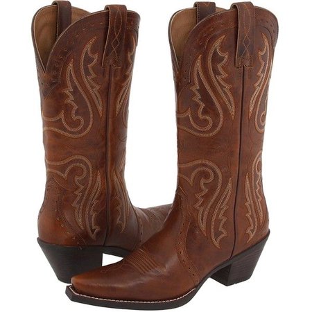 Ariat Heritage Western X Toe (Vintage Carmel) Cowboy Boots ($85)