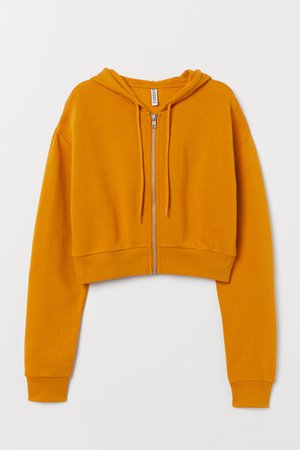 Short hooded jacket - Mustard yellow - Ladies | H&M GB