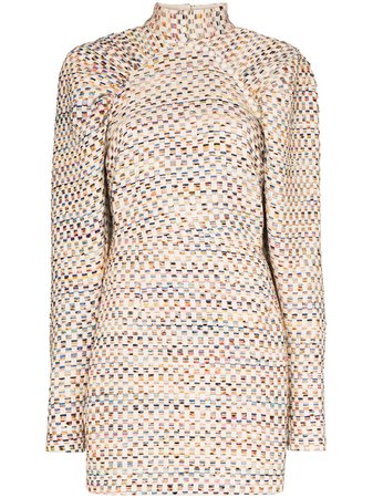 Rotate Kim Pouf-Sleeve Mini Dress Ss20 | Farfetch.com