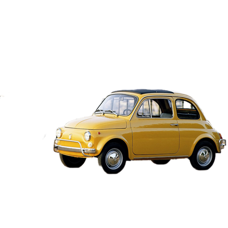 Fiat yellow car