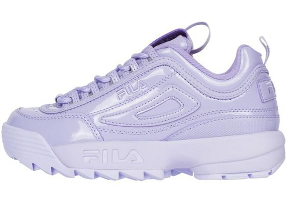 fila sneakers lavender purple