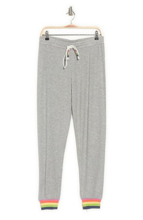 PJ SALVAGE Stripe Cuff Sleep Pants | Nordstromrack