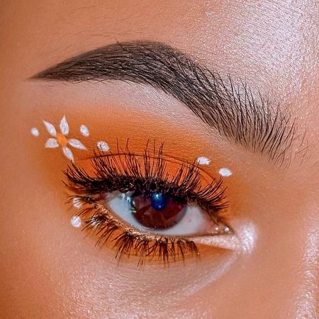 orange eyeshadow