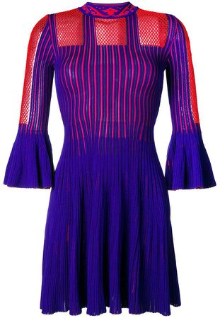 short-sleeve knitted dress