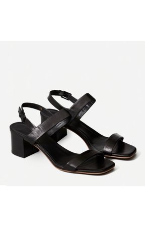 black Everlane sandals
