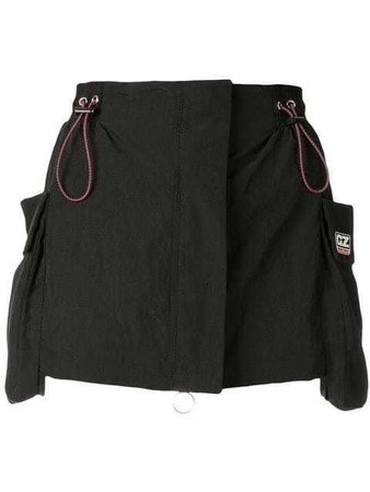Ground Zero drawstring mini skirt