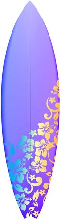 Purple Surfboard